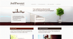 Desktop Screenshot of joel-pacoret.fr
